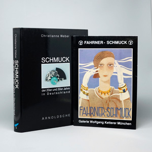 Lot 3445, Auction  125, Schmuckdesign, 2 Werke zur deutschen Schmuckkunst des 20. Jahrhunderts. 1990. - Beigabe