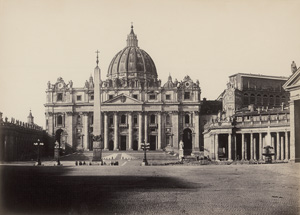 Lot 4010, Auction  125, Anderson, James and Tommaso Cuccioni, View of St. Peter's Basilica; Fountain of St. Peter's Square; Interior of St. Peter's; Interior of Vatican