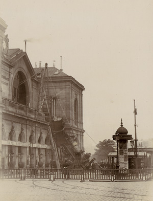 Lot 4067, Auction  125, Railway Accident Paris, Railway accident, October 22, 1895, Montparnasse, Paris