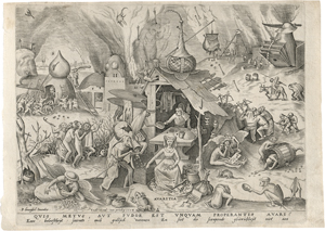Lot 5038, Auction  125, Bruegel d. Ä., Pieter - nach, Avaritia