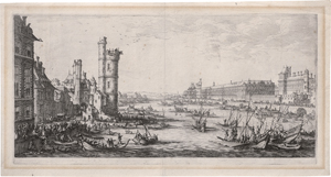 Lot 5043, Auction  125, Callot, Jacques, Vue du Louvre