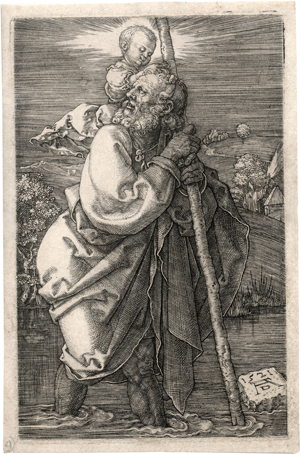 Lot 5067, Auction  125, Dürer, Albrecht, Der hl. Christopherus