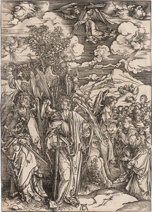 Lot 5082, Auction  125, Dürer, Albrecht, Vier Engel, die Winde aufhaltend