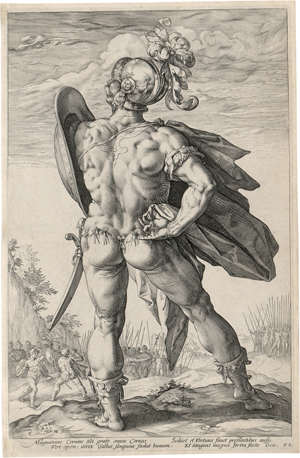 Lot 5107, Auction  125, Goltzius, Hendrick, Marcus Valerius Corvus