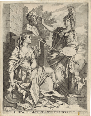Lot 5124, Auction  125, Lairesse, Gerard de, Allegorie auf die Bildhauerkunst und Malerei