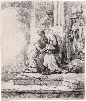 Lot 5188, Auction  125, Rembrandt Harmensz. van Rijn, Die Rückkehr des verlorenen Sohnes