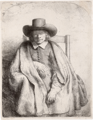 Lot 5205, Auction  125, Rembrandt Harmensz. van Rijn, Bildnis Clement de Jonge, Kupferstichverleger