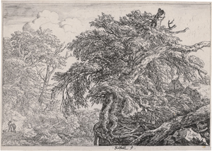 Lot 5209, Auction  125, Ruisdael, Jacob van, Die beiden Bauern mit dem Hund