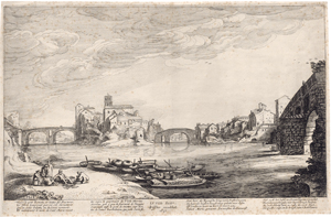 Lot 5231, Auction  125, Velde II, Jan van de, Ansicht von Rom mit der Tiberinsel