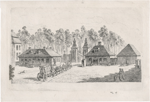 Lot 5263, Auction  125, Chodowiecki, Daniel Nikolaus, Das Brandenburger Tor in Berlin