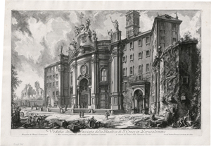 Lot 5298, Auction  125, Piranesi, Giovanni Battista, Veduta della Facciata della Basilica di S. Croce