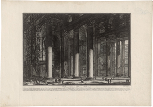 Lot 5306, Auction  125, Piranesi, Giovanni Battista, Veduta interna del Pronao del Panteon