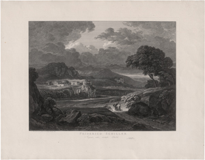Lot 5313, Auction  125, Reinhart, Johann Christian, Die große heroische, Schiller dedicierte Landschaft.