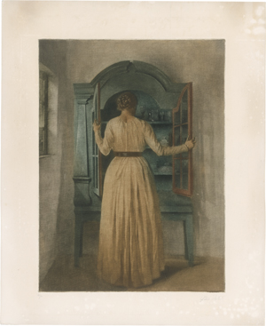 Lot 5369, Auction  125, Ilsted, Peter, Der blaue Schrank