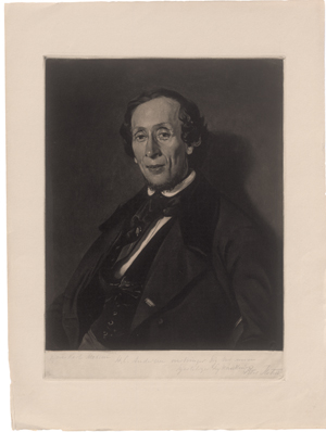 Lot 5372, Auction  125, Ilsted, Peter, Bildnis Hans Christian Andersen