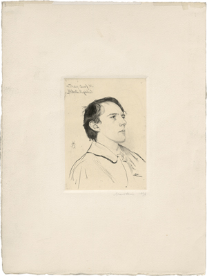 Lot 5403, Auction  125, Stein, Marie, Bildnis des Schriftstellers Ludwig Derleth