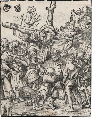 Lot 5515, Auction  125, Cranach d. Ä., Lucas, Das Martyrium des hl. Petrus; Das Martyrium des hl. Johannes