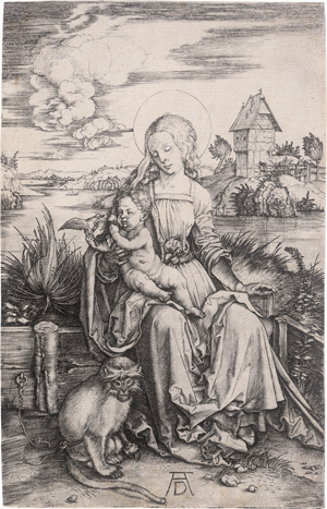 Lot 5529, Auction  125, Dürer, Albrecht, Maria mit der Meerkatze