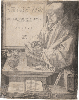 Lot 5534, Auction  125, Dürer, Albrecht, Erasmus von Rotterdam