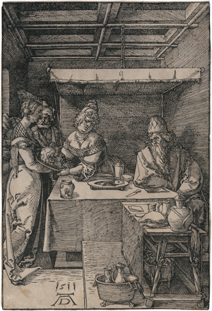 Lot 5548, Auction  125, Dürer, Albrecht, Herodias empfängt das Haupt des Johannes