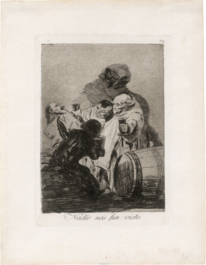 Lot 5573, Auction  125, Goya, Francisco de, Nadie nos ha visto