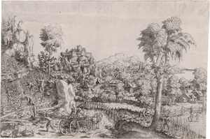 Lot 5605, Auction  125, Lautensack, Hanns, Die Landschaft mit dem Weinberg