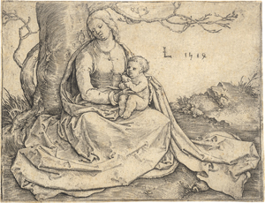 Lot 5608, Auction  125, Leyden, Lucas van, Die Jungfrau mit dem Kind unter einem Baum