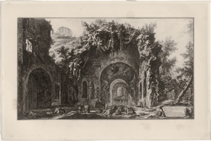 Lot 5654, Auction  125, Piranesi, Giovanni Battista, Veduta della fonte e delle spelonche d'Egeria... 