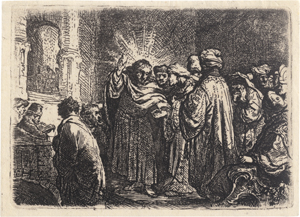 Lot 5663, Auction  125, Rembrandt Harmensz. van Rijn, Der Zinsgroschen