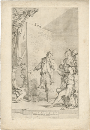 Lot 5680, Auction  125, Rosa, Salvator, Alexander in der Werkstatt des Apelles