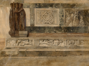 Lot 6118, Auction  125, Niczky, Eduard, Ecke der Südfassade von San Marco in Venedig