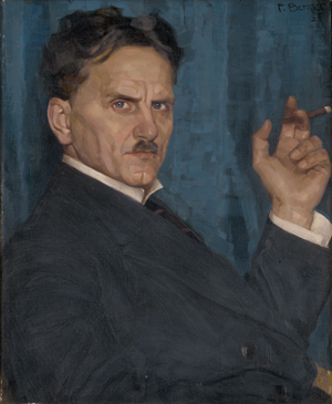 Lot 6208, Auction  125, Bersch, Fritz (Friedrich), Bildnis des Malers Albrecht Bruck