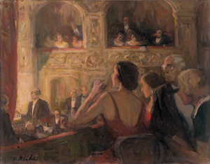 Lot 6217, Auction  125, Miehe, Walter, In der Theaterloge