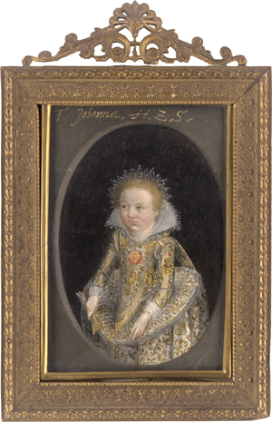 Lot 6518, Auction  125, Deutsch, um 1610. Bildnis der Johanna von Sachsen-Weimar als Kind