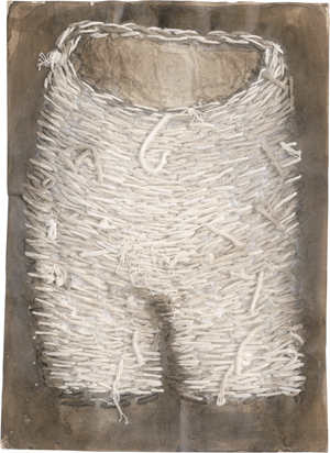 Lot 6552, Auction  125, Waltermann, Susanne, Schöne große Unterhose; Kleines Hemd mit langen Ärmeln, unordentlich
