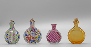 Lot 6589, Auction  125, Schnupftabakgläser, Sammlung von ca. 30 Glasflakons + zahlreiche Beigaben. Zumeist 20. Jahrhundert