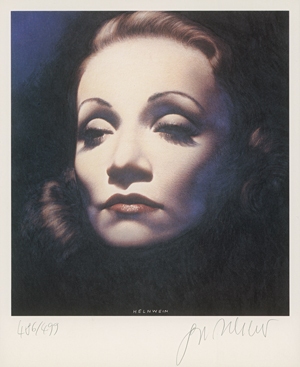 Lot 6638, Auction  125, Helnwein, Gottfried, Marlene Dietrich
