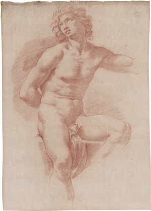 Lot 6768, Auction  125, Italienisch, 18. Jh. Sitzender männlicher Akt