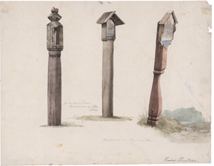 Lot 6827, Auction  125, Buntzen, Heinrich, Gedenkstelen bei Brannenburg im Inntal