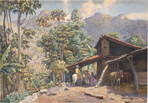 Lot 6845, Auction  125, Fischer, Paul (Pablo), Reiter bei einer Finca im Hochland von Mexiko