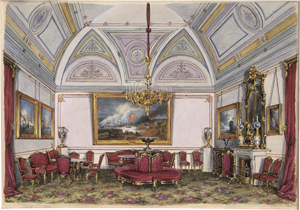 Lot 6871, Auction  125, Kolb, Alexander Wilhelm, Empfangssalon in der III. Privatwohnung im Winterpalast in St. Petersburg