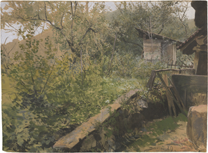 Lot 6888, Auction  125, Meyerheim, Paul Friedrich, Gartenlaube bei Schönau
