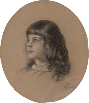 Lot 6893, Auction  125, Lenbach, Franz von, Bildnis der Elsa Hirth, Tochter des Verlegers Georg Hirth