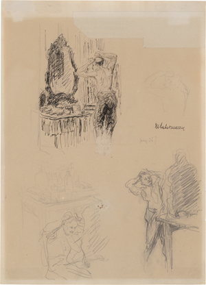 Lot 7013, Auction  125, Liebermann, Max, Major bei der Toilette