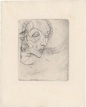 Lot 7075, Auction  125, Schiele, Egon, Selbstbildnis