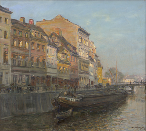 Lot 7079, Auction  125, Heinrich, Otto, Kanal an der Fischerinsel
