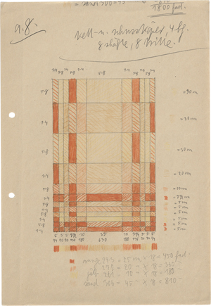 Lot 7131, Auction  125, Meyer-Bergner, Lena, Zwei Textilentwürfe