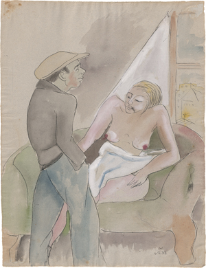 Lot 7155, Auction  125, Voigt, Bruno, Zuhälter und Dirne