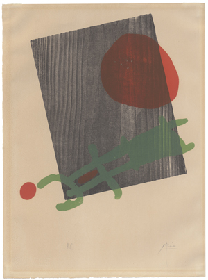 Lot 7214, Auction  125, Miró, Joan, A toute épreuve