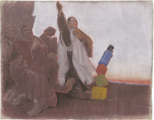 Lot 7258, Auction  125, Grützke, Johannes, Mönche